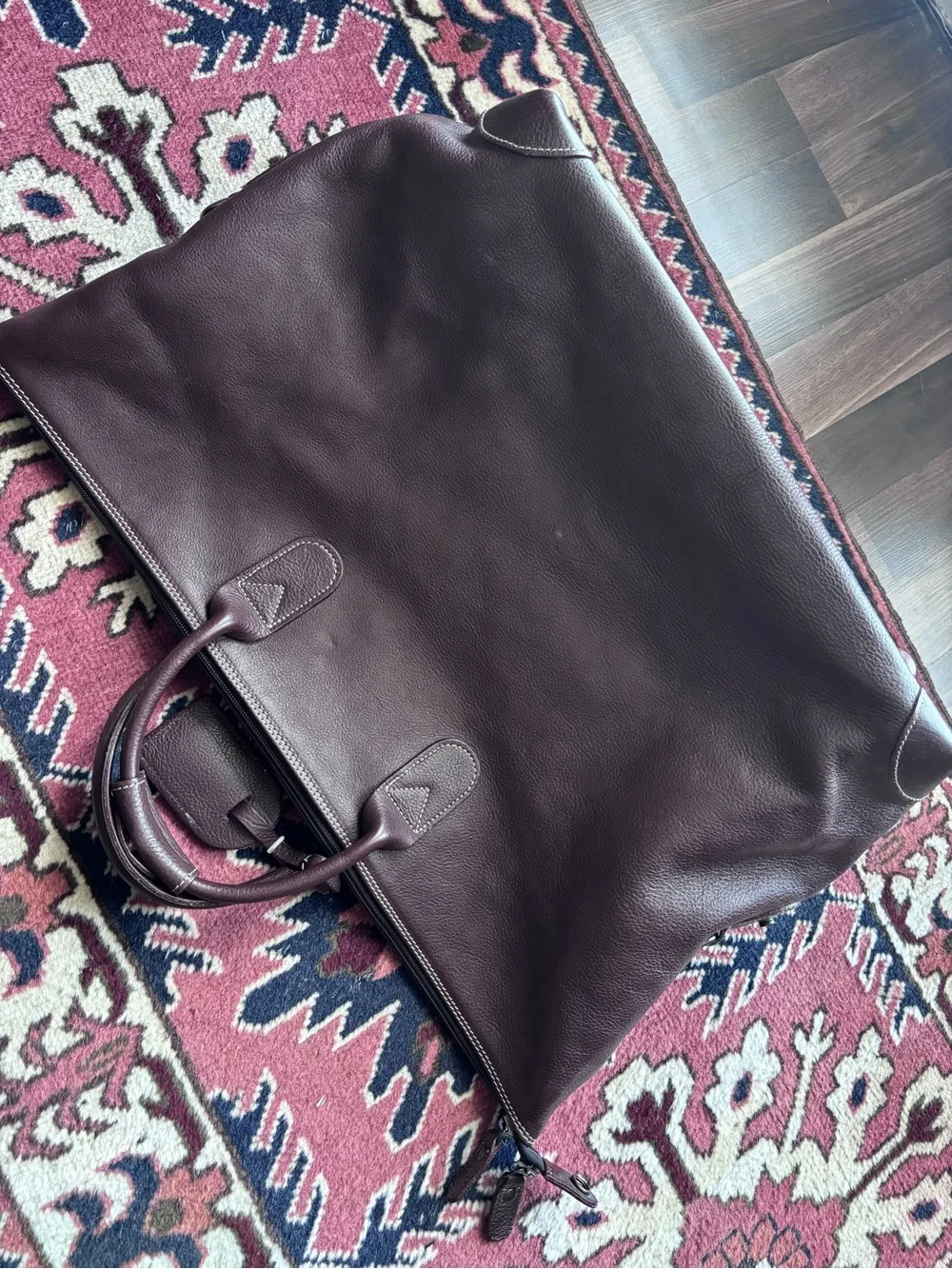Bric's Leather Weekender Bag in Brown